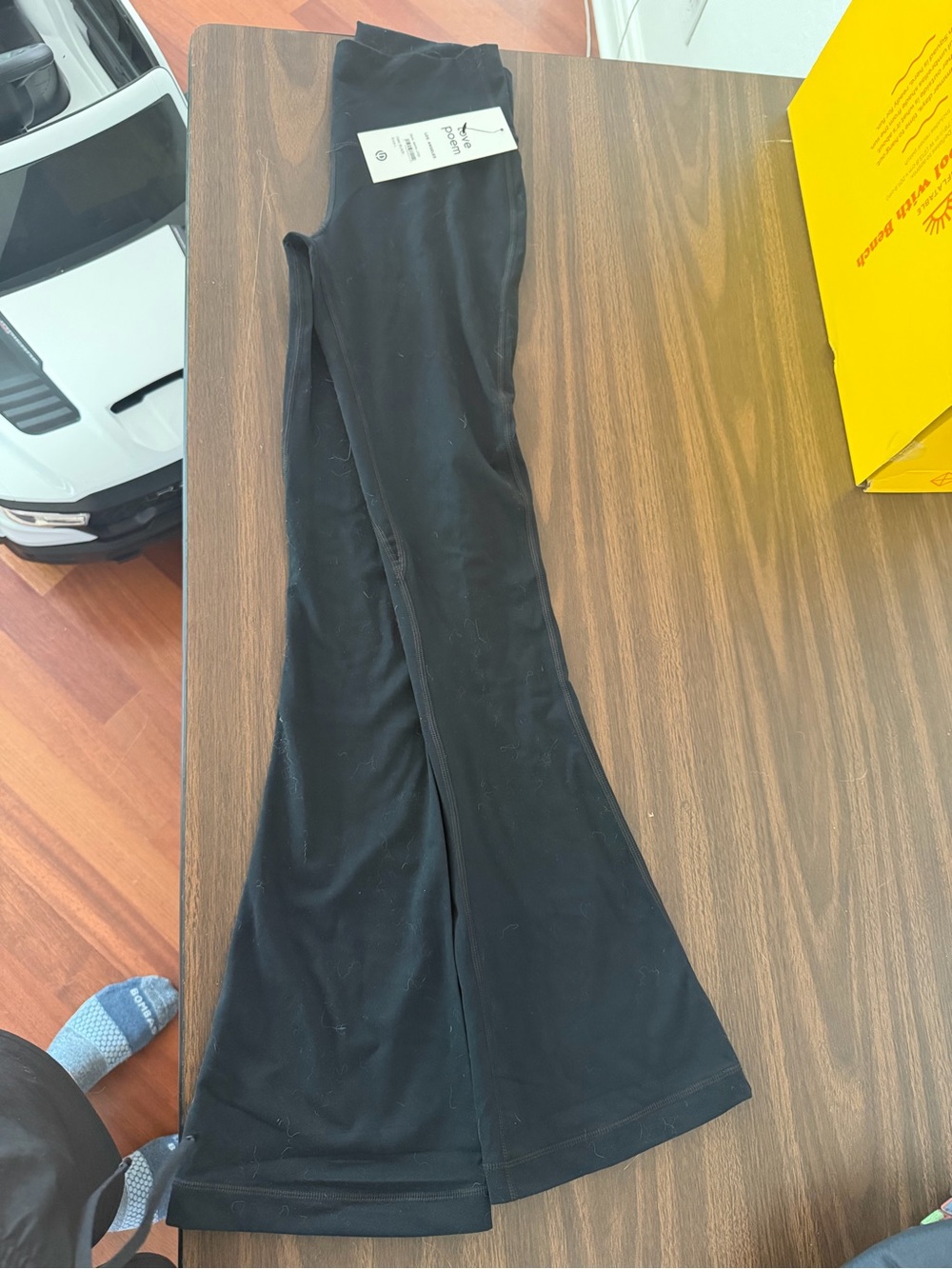 Nanamacs Black Flared Leggings